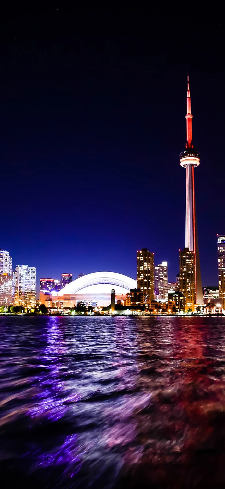 Toronto Skyline at nighttime
