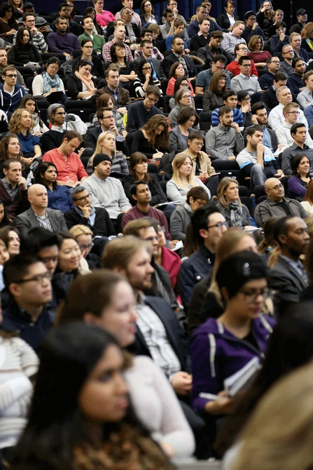 classroom filled with students