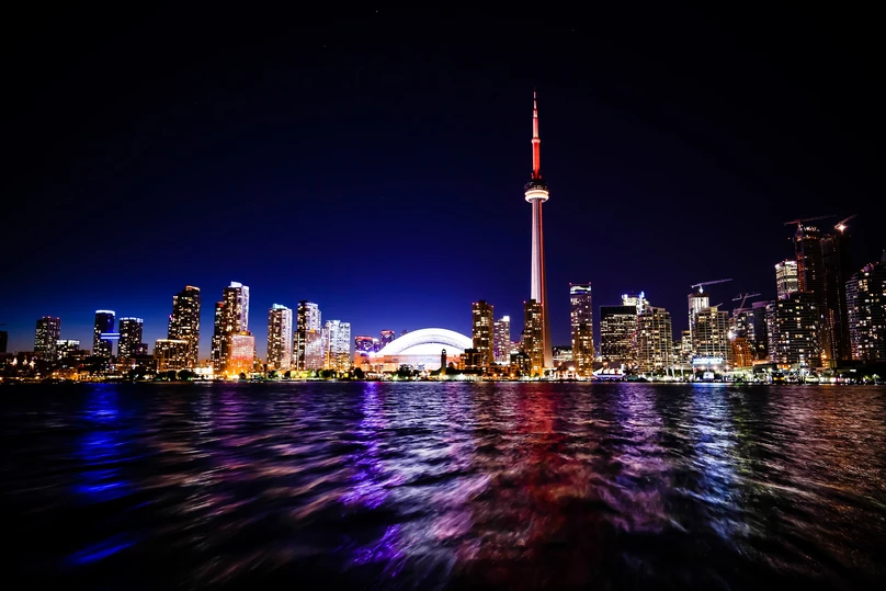 Toronto Skyline at nighttime