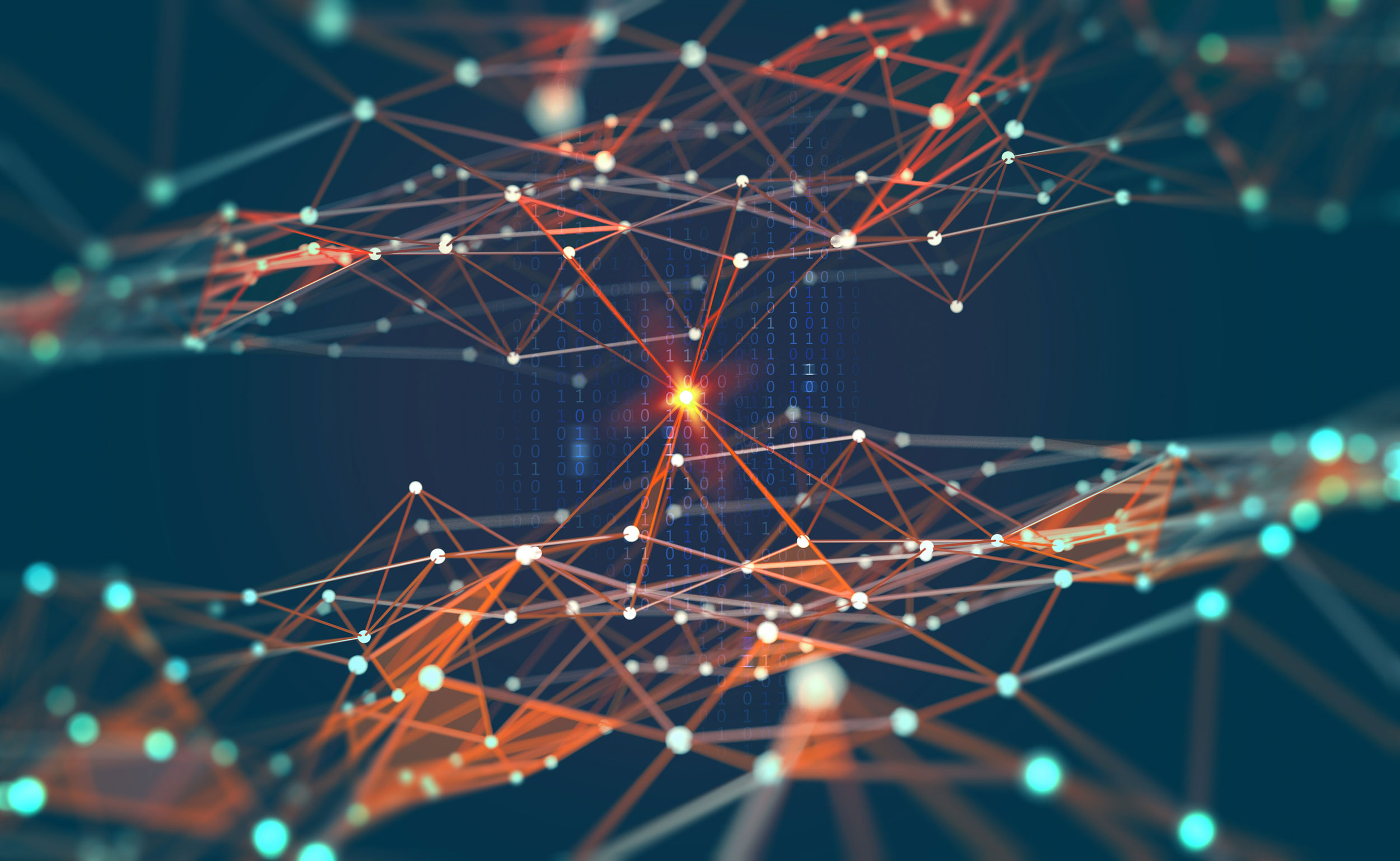 network and binary data