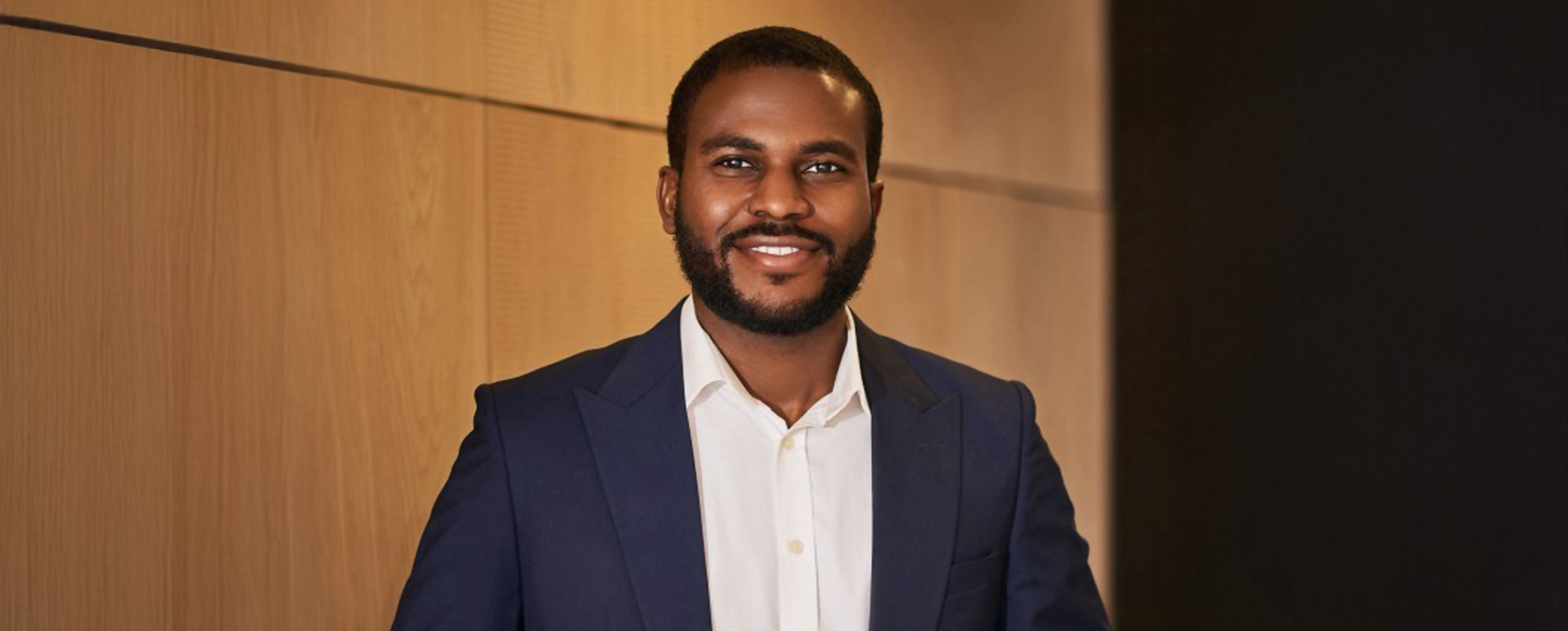A smiling man
